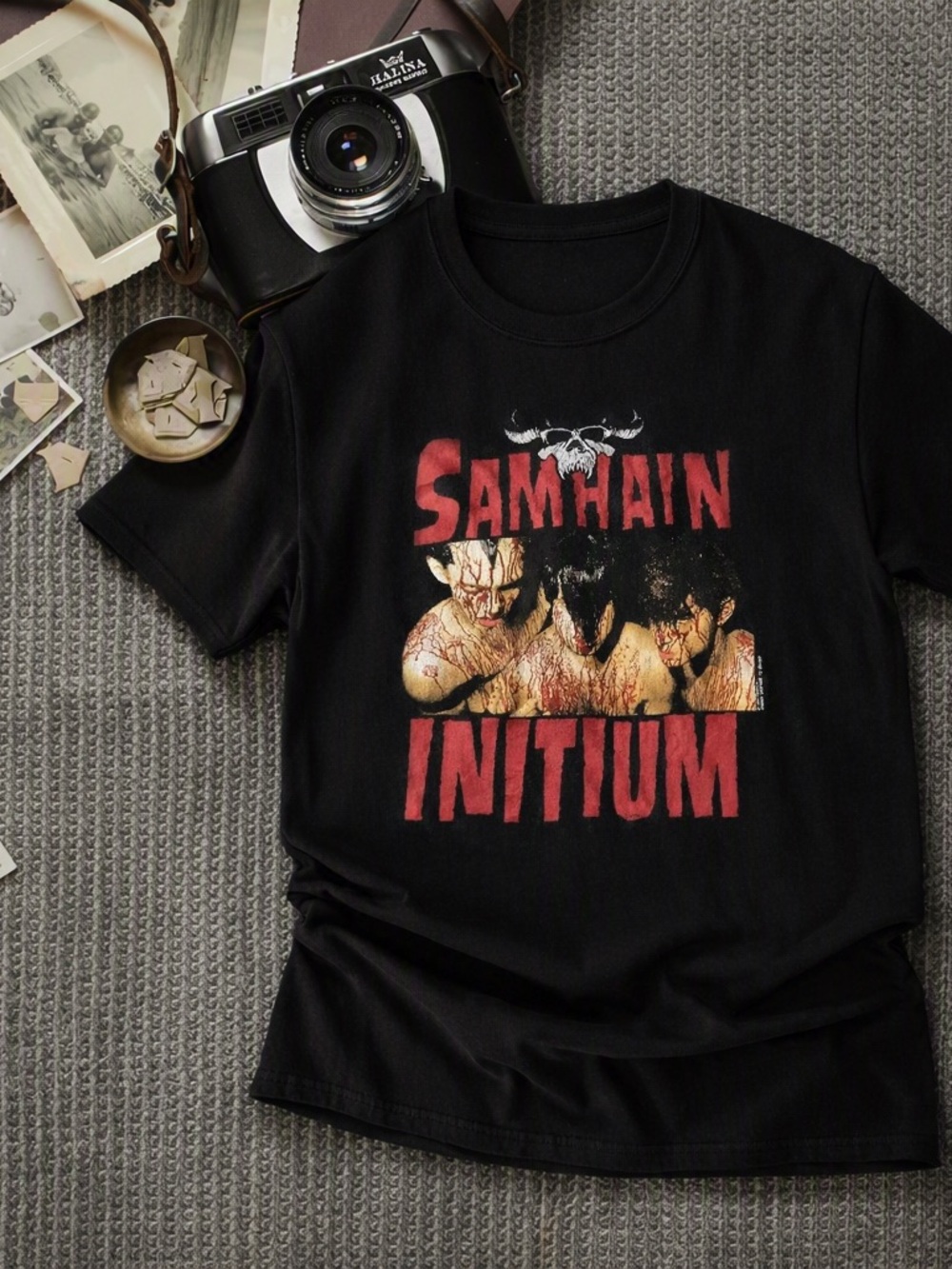 Samhain Initium Shirt, Horror Punk Band Graphic Tee - Unisex